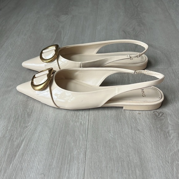 Mango Patent Sling Back Shoes - Picture 6 of 7